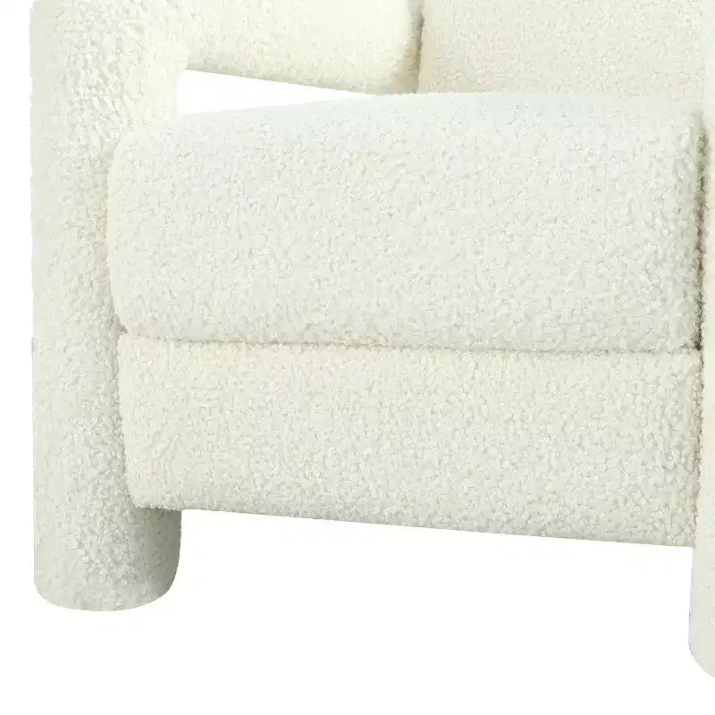 Poltrona reclinabile a spinta da 31", 3 posizioni, in pile Teddy, schiuma ad alta densità, 113 kg