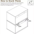 Organizer portaoggetti a cubo Heynemo con anta scorrevole, libreria impilabile, sistema modulare di cubby in legno