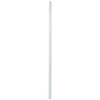Scaffalatura in metallo a 6 ripiani, certificata NSF, capacità 2720 kg, regolabile, con ruote e copriripiani, colore bianco, altezza 213 cm