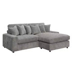 84" Tavia Sofa Gray Corduroy - Acme Furniture