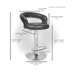 Sgabello da bancone/bar contemporaneo regolabile in altezza Modern Home Halo