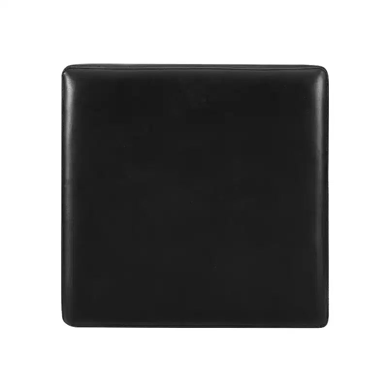 Pouf Contenitore Quadrato da 18", Similpelle, 90 kg, Imbottitura in Schiuma, Struttura in Legno, Nessun Montaggio