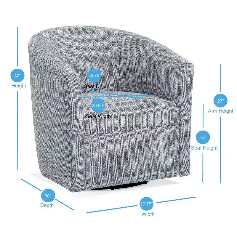 Poltrona girevole Comfort Pointe Lynton
