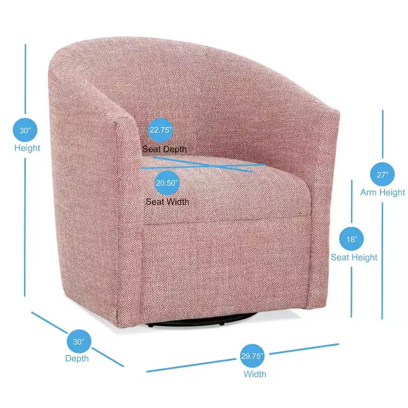Poltrona girevole Comfort Pointe Lynton