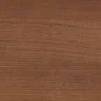 Struttura letto in legno Mid-Century Modern, Noce Rubberwood, doghe in legno, nessun box spring necessario