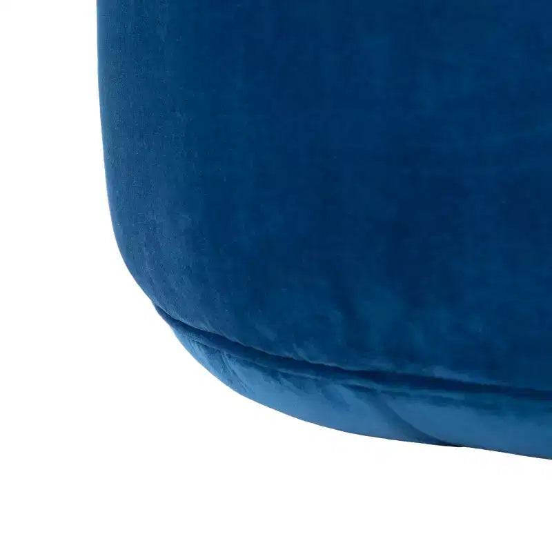 Pouf rotondo in velluto trapuntato, rosa cipria, struttura in legno, imbottitura in schiuma, 125 kg, 50 cm di diametro