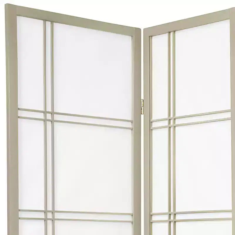 Paravento Shoji Double Cross alto 1,82 m - Edizione Speciale - (5 pannelli)