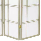 Paravento Shoji Double Cross alto 1,82 m - Edizione Speciale - (5 pannelli)