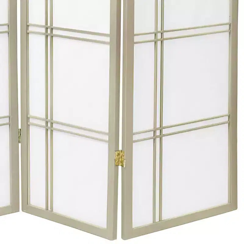 Paravento Shoji Double Cross alto 1,82 m - Edizione Speciale - (5 pannelli)