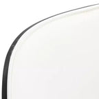 LeisureMod Tule Set di 2 sedie moderne da pranzo con seduta in pelle PU, velluto o camoscio e struttura in acciaio bianco - Cucina, sala da pranzo, casa, bar, posti a sedere
