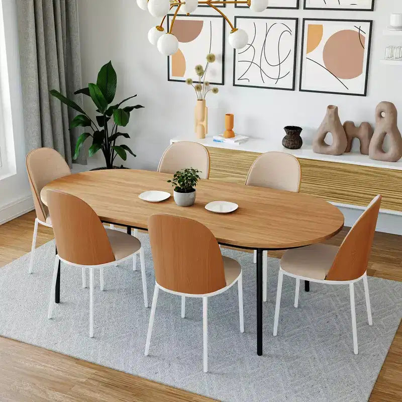 LeisureMod Tule Set di 2 sedie moderne da pranzo con seduta in pelle PU, velluto o camoscio e struttura in acciaio bianco - Cucina, sala da pranzo, casa, bar, posti a sedere