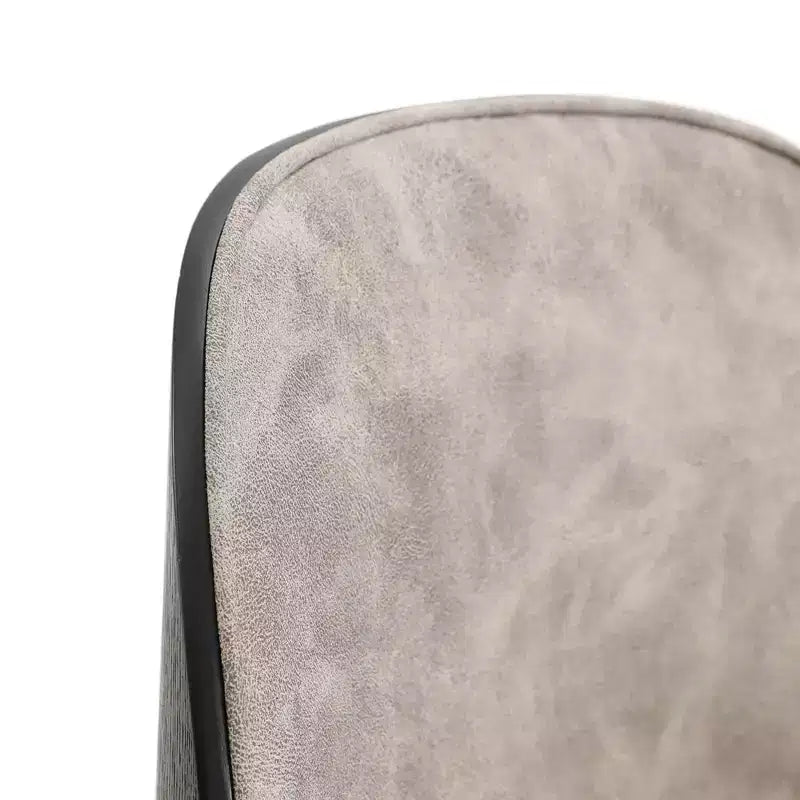 LeisureMod Tule Set di 2 sedie moderne da pranzo con seduta in pelle PU, velluto o camoscio e struttura in acciaio bianco - Cucina, sala da pranzo, casa, bar, posti a sedere