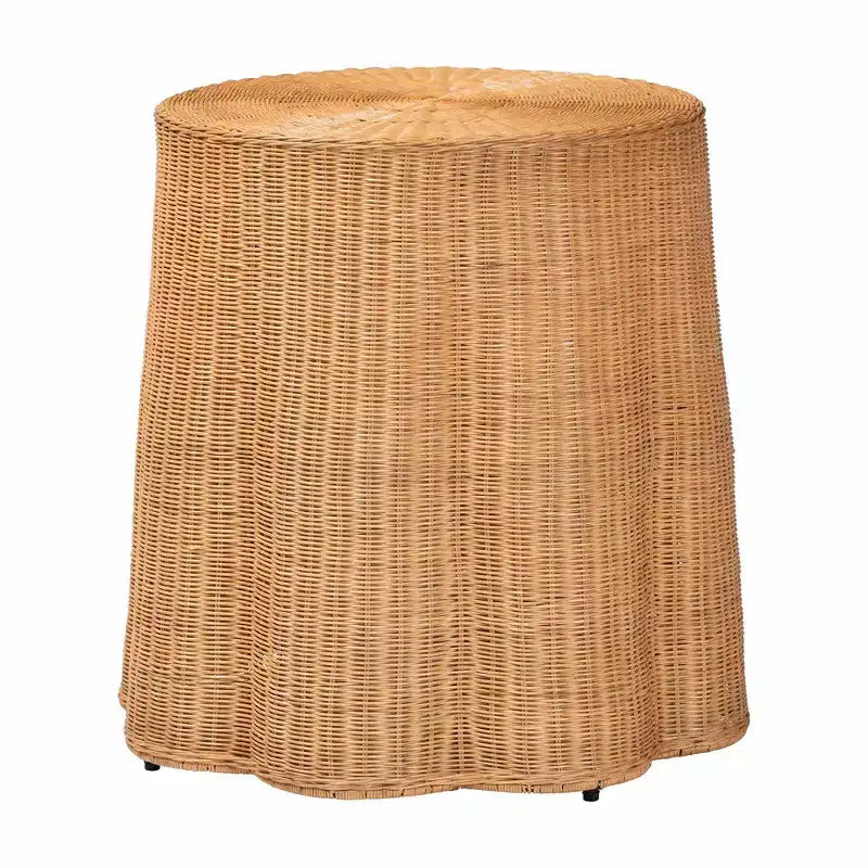 bali e pari Tavolino da salotto in rattan modello Bohemian Honey Scallop