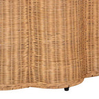 bali e pari Tavolino da salotto in rattan modello Bohemian Honey Scallop
