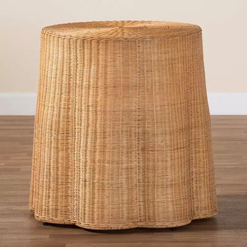 bali e pari Tavolino da salotto in rattan modello Bohemian Honey Scallop