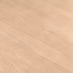 Panca da pranzo in legno massello di pino 48", base a gambe incrociate, stile scandinavo minimalista, per ingresso o sala da pranzo
