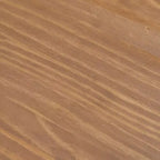 Panca da pranzo in legno massello di pino 48", base a gambe incrociate, stile scandinavo minimalista, per ingresso o sala da pranzo
